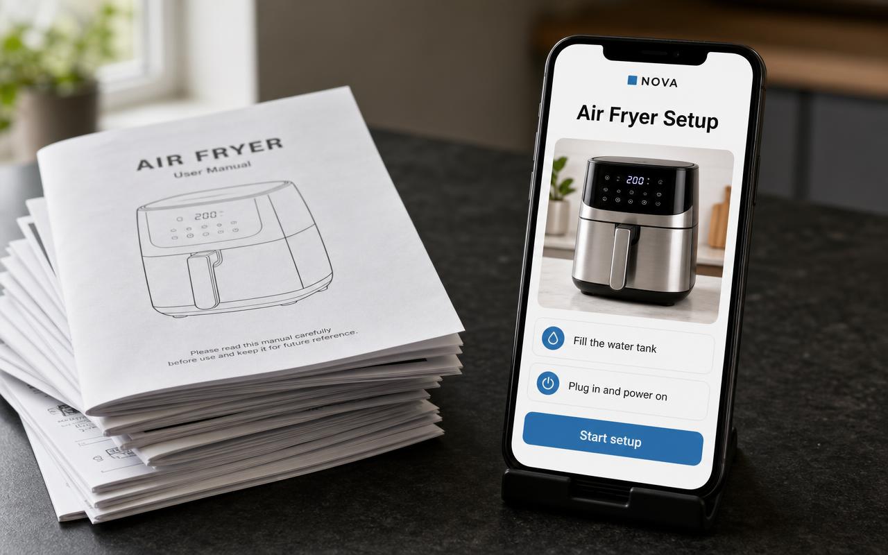 Paper manuals vs. digital manuals: pros, cons, and when to use each.