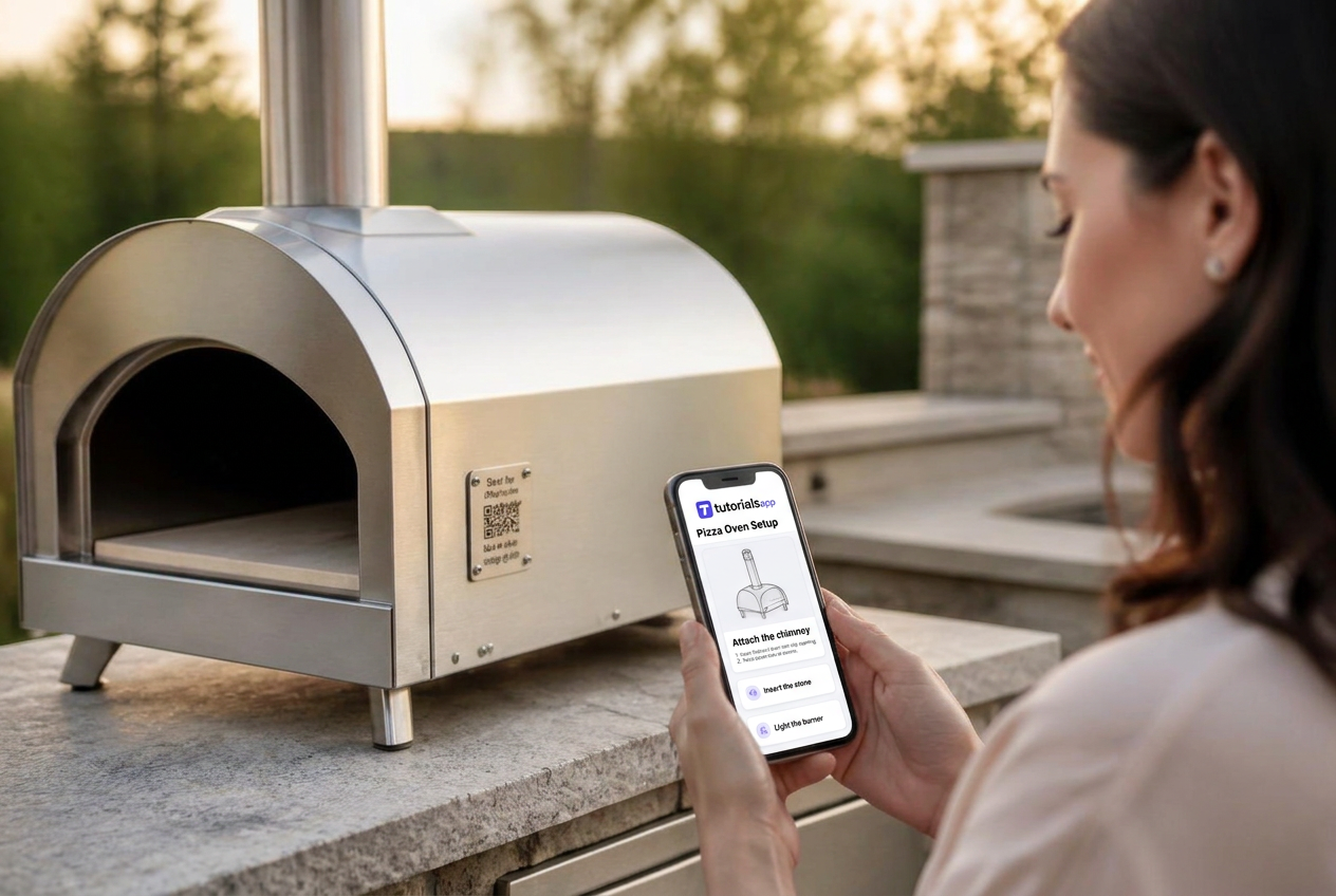 How to create a QR code instruction manual for your product.